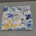 Yellow Blue Floral Throw Pillow Covers 20x20 Inch Set of 2 Spring Sage Green Pillow Covers Farmhouse Flowers Leaves Outdoor Pillowcase Square Cushion Covers for Home Sofa Bedroom