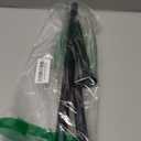 AIZESI Tension Rod 24 to 46 Inch, 1Pcs Black Tension Curtain Rod, Adjustable Spring Tension Rod No Drilling for window kitchen closet doorway