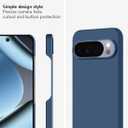 Bastmei for Google Pixel 10 Pro XL Case, Minimalist Phone Cases Extremely Light Ultra-Light Super Slim Thin Camera Protection Hard PC Cover for Google Pixel 10 Pro XL Matt Case (Gravel Blue)