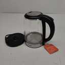 Cosori Electric Kettle, No Plastic Filter & Spout, 1.7L Tea Kettle & Hot Water Boiler For Coffee & Tea, Water Heater & Teapot, Automatic Shut Off, Borosilicate glass, Black, 1500W (1.8 Quarts)