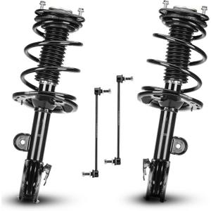 Front Struts Shock Absorber Sway Bar Links Kit Fit for Toyota Rav4 Only 2.4L 2006 2007 2008, for Rav4 Only 2.5L 2009 2010 2011 2012, Replace 172275 172276 K750043, 4Pcs