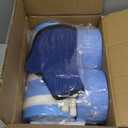 Water Dumbbells Set, 6 Pieces Water Aerobic Exercise Foam Dumbbell Set Pool Resistance, Detachable Aquatic Dumbells, Resistance Gloves, Aquatic Cuffs, Water Workout Fitness Tools for Weight Loss, Blue