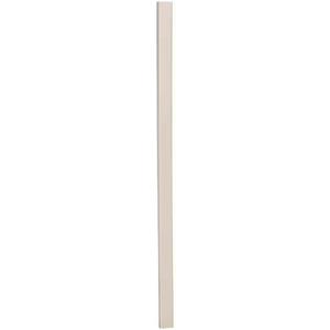 Corner Guard, White, 2" W X 48" H, Mfr: PVC-48-WH-A