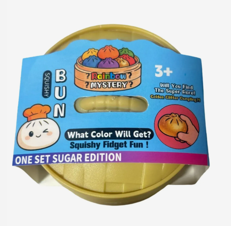 Dumpling Squishy Box Glitter Dumplings Squeeze - 1 PC