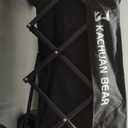 300L Large Collapsible Wagons Carts with Big All-Terrain Beach Wheels, Foldable Shopping Wagon Cart, Heavy Duty 480lbs Load, Folding Utility Cart for Groceries Garden Sport (Black)