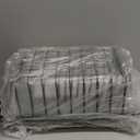 Freezer Organizer Bins, 4 Pack Stackable Chest Freezer Organizer for 5-7 Cu.FT Deep Freezer Sort Frozen Meats and Food, Freezer Storage Baskets with Handles Easy Reach from Bottom, Black