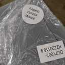 Upholstered Dining Chairs with Casters Modern Side Armchair with Rollers for Diningroom Bedroom Livingroom Reading Room, Flax Beige, 1 Box