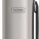 THERMOS ICON SERIES, Stainless Steel Beverage Bottle, Matte Stainless Steel, 40 oz