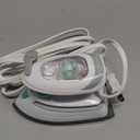 BEAUTURAL Mini Travel Steam Iron for Clothes with Dual Voltage, Temperature Control, Non-Stick Soleplate and Cord Storage, Ideal for Sewing, Quilting and Handcraft (White)