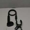 Lamicall Gooseneck Phone Holder Bed - [Nylon Braided] Flexible Arm, 38inch Overall Length, 360 Adjustable Clamp Clip, Overhead Cell Phone Mount Stand for Bed, Desk, 4-7 Cellphone (Black)