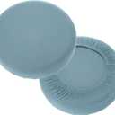 uxcell 2 Pack Stool Covers Round, 11-14 Inch Bar Stool Covers Washable Dustproof Slipcover Seat Cushion with Elastic for Bar Kitchen Living Room Decor, Blue Gray