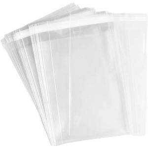 100pcs 8x10inch 2.0 mil Clear Resealable Cello / 8x10 Cellophane Bags Good for Bakery, Candle, Soap, Cookie