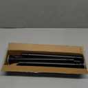 Abiglifty Black Shower Curtain Rod 30~85 Inches Adjustable Stainless Steel Shower Curtain Rods Spring Tension, Tension Curtain Rod, Non Slip, No Drilling, Sturdy and Durable.