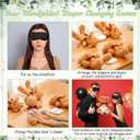 17 Pcs Bear Blindfolded Diaper Changing Baby Shower Games Include 12 Inch Bear Blindfold Diapers Introduction Sign for Adults Gender Reveal Games Party Prizes Gifts (Greenery)