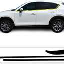 BOGAR TECH DESIGNS Side Window Chrome Delete Vinyl Film Replacement Compatible with Mazda CX-5 2017-2025, Gloss Black