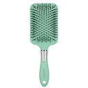 Conair Totally Smooth Ultra Paddle Brush, Wide Detangling Hair Brush with Ball-Tipped Bristles and Flexible Cushion Base, Ideal for Thick Hair, Green