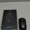 Logitech G PRO X SUPERLIGHT Wireless Gaming Mouse, Ultra-Lightweight, HERO 25K Sensor, 25,600 DPI, 5 Programmable Buttons, Long Battery Life, Compatible with PC / Mac - Black