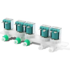 Water Inlet Valve Assembly for Samsung Washer WA52M7750AW/A4 WA52M7750AV/A4 WA52M8650AV/A4 WA52M8650AW/A4 WA52J8700AP/A2 WA52J8700AW/A2 WA50R5400AV/US WA48J7700AW A2 WA50F9A6DSW A2