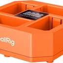 SmallRig NP-FZ100 4-Slot Charger for Sony Battery, PD 60W Fast Charge Battery Charger with LED Status, for K&F NP-FZ100 Battery, Safe for Sony A7V A7III A7IV A7SIII A6600 A6700 FX3 FX30 ZV-E1 ZV-E10II