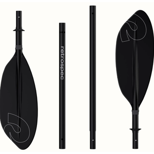 Coaster Kayak Paddle 4 Piece - Black