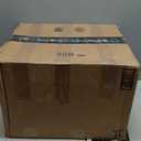 Ornavo Home 13 x 13 Storage Cube Bins, Foldable Collapsible Fabric Storage Bins Box Linen Shelf Basket Cube Organizer for Closet with Leather Handles, 6 Pack, Beige