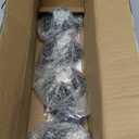 Heavy Duty Shower Curtain Rod - 28 to 62" Fixed Shower Curtain Rod Wall Mounted - Adjustable Extendable Rustproof for Bathroom,Closet,Doorway,Room Divider - Matte Black 2 Pack