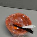 Focxoio Slow Feeder Dog Bowl,Non-Slip Lick and Freeze Bowl for Dogs,Long Lasting Silicone Licking Mat for All Dog Sizes,Anti-Chocking and Reduce Anxiety(Orange)