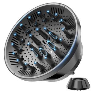 Diffuser Attachment for Hair Dryer,Universal Fits 1.4-3.2 Inch, Large Bowl