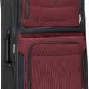 Travel Select Amsterdam Softside Expandable Luggage with Rolling Wheels, Red, 29-Inch Large