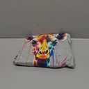 African animal art The colorful giraffe for funny giraffe Long Sleeve T-Shirt size L