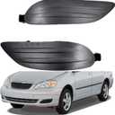 munirater 2-Pack Front Bumper Fog Light Cover Grilles Replacement for 2005-2008 Corolla Left and Right Side 52128-02200 52127-02170