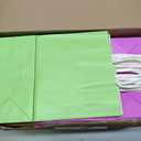 XPCARE 100Pcs Paper Gift Bags,6.3"x3.15"x8.66 Kraft Paper Party Favor Bulk Rainbow Goodie Small Gift Bags with Handles for Kids Birthday Baby Shower Crafts Wedding Party Supplies (6 Colors)