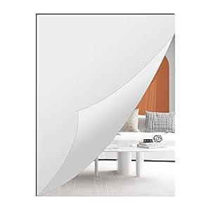 DARENYI A2 Acrylic Mirror Sheet for Wall, 16.5" x 23.2" Large Rectangular Mirror Tiles Frameless Wall Mounted Mirror Self-Adhesive Mirror Stickers for Vanity Bedroom Home Decor