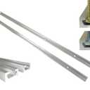 Lot 2 Each, 36" Aluminum T Track 3/4" by 3/8" Slot, Accepts 1/4" Hex Bolts, 1/4" or 5/16" T Bolts, Countersunk Holes Every 6" 112122