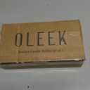 OLEEK wooden taper candle holders - wood taper candle holders for Table Centerpiece - wood candlestick holders (9", 8", 6") - wooden candlestick holder for 7/8" candle stick candlesticks holders woods