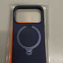 TORRAS Q3 Silicone 360 Spin for iPhone 17 Pro Case with Stand, Fit for MagSafe, Magnetic Ring Kickstand with Camera Control, Liquid Silicone Rubber Soft Phone Case for iPhone 17 Pro 6.3'', Deep Blue