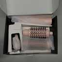 Rotating Hair Dryer Brush Ceramic, Blow Dryer Brush 2 Spin Brushes Set 1.5 Inch &2 Inch, One-Step Hot Air Brush Volumizer, Smooth, C-Curls|Pink