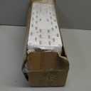 SPACEKEEPER Slim Rolling Storage Cart 4 Tier Bathroom Organizer Mobile Shelving Unit Utility Cart Tower Rack for Kitchen Laundry Narrow Places, White