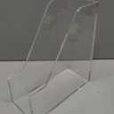 Magazine Holder - Acrylic File Holder and Desk Organizer, Clear Bookend File Sorter, Acrylic Book Organizer and Storage Box for Documents, Magazine Holder Rack for Classroom, Home, and Office (A4, 1 Sections)