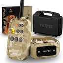 PATPET Dog Shock Collar with Remote 3/4 Mile Range Dog Training Collar Include Rechargeable Waterproof E Collar, Outdoor Training Shock Collar for Medium Large Dogs Camouflage (15-140 lbs), Jungle camouflage