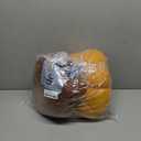 Kajaia 2 Pcs Pumpkin Pillow Plush 11 x 9.5 Inch 3D Cushion Fall Decorations Simulated Stuffed Throw Pillows for Halloween Thanksgiving Bedroom Sofa Couch Supplies (Yellow,Brown)