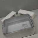 CTIME 3-Tier Medicine Organizer - Portable Medicine Cabinet with Leather Handle, Empty First Aid Kit for Home