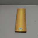 Wedding Cake Knife and Server Set, Cake Cutter and Pie Spatula, Cake Server and Knife Set of 2 with Plastic Handles, Titanium Gold Plated Blades, Cutting Set for Birthdays, and Parties (Glitter Gold)