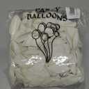Asiyuhy White Balloons 100 Pack 