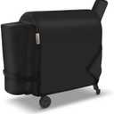 Pellet Grill Cover for Traeger Pro 34/780 Series,600D Heavy Duty Rip-Proof Material Smoker Cover,Waterproof UV and Fade Resistant Grill Cover with Straps & Zippers for Traeger Texas 34,Z Grills 700