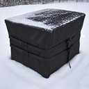 Pool Heater Cover,Heat Pump Cover Compatible with Hayward, Pool Heater Cover for Winter,Heavy Duty 600D,40" Length X 34" Width X31 Height (Black)