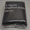 Frida Mom 8pc Postpartum Underwear, Disposable Boyshort Panties, Seamless, Stretch Support, New Mom Essentials, Size Regular (28in-42in)