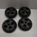 Lawn Mower Deck Wheels 4 Pack 5" Anti Scalp Deck Wheels Kit Replace for John Deere AM116299 AM125172 AM133602 M111489 Replace for MTD 734-04039 753-04856 734-3058