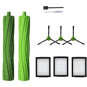 Replacement Parts Accessories for iRobot Roomba J7 J7+ J9 J9+ J5 J5+ J6 J6+ J8 J8+ Series Vacuum Cleaner Includes 1 Pack Bristle Brush,and 3 Pack Filter, Black Side Brush