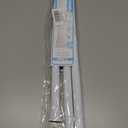 White Spring Tension Curtain Rods 23-46 Inch Adjustable Expandable Spring Loaded Curtain Rods No Drilling Suitable for Small Short Tension Rods 23-34 Inch Doors, Windows, Closet